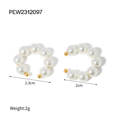 Luna Earcuffs - 18k gold plated