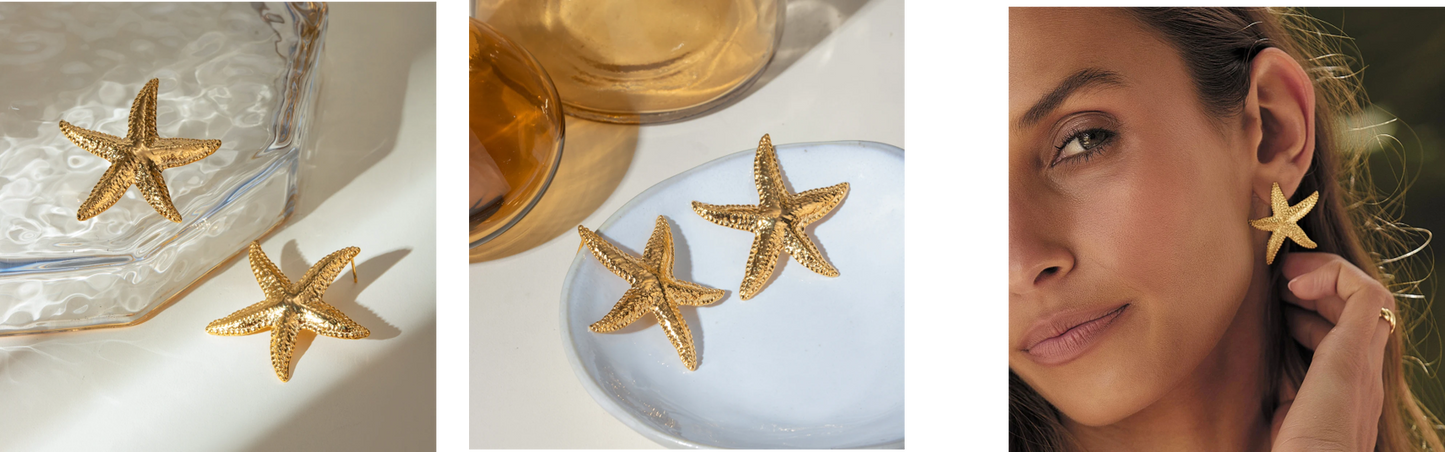 Starfish Stud earring