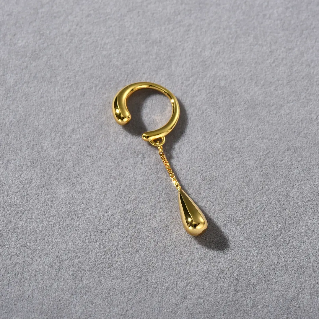 Looplet Ear Cuff - 18k PVD plated