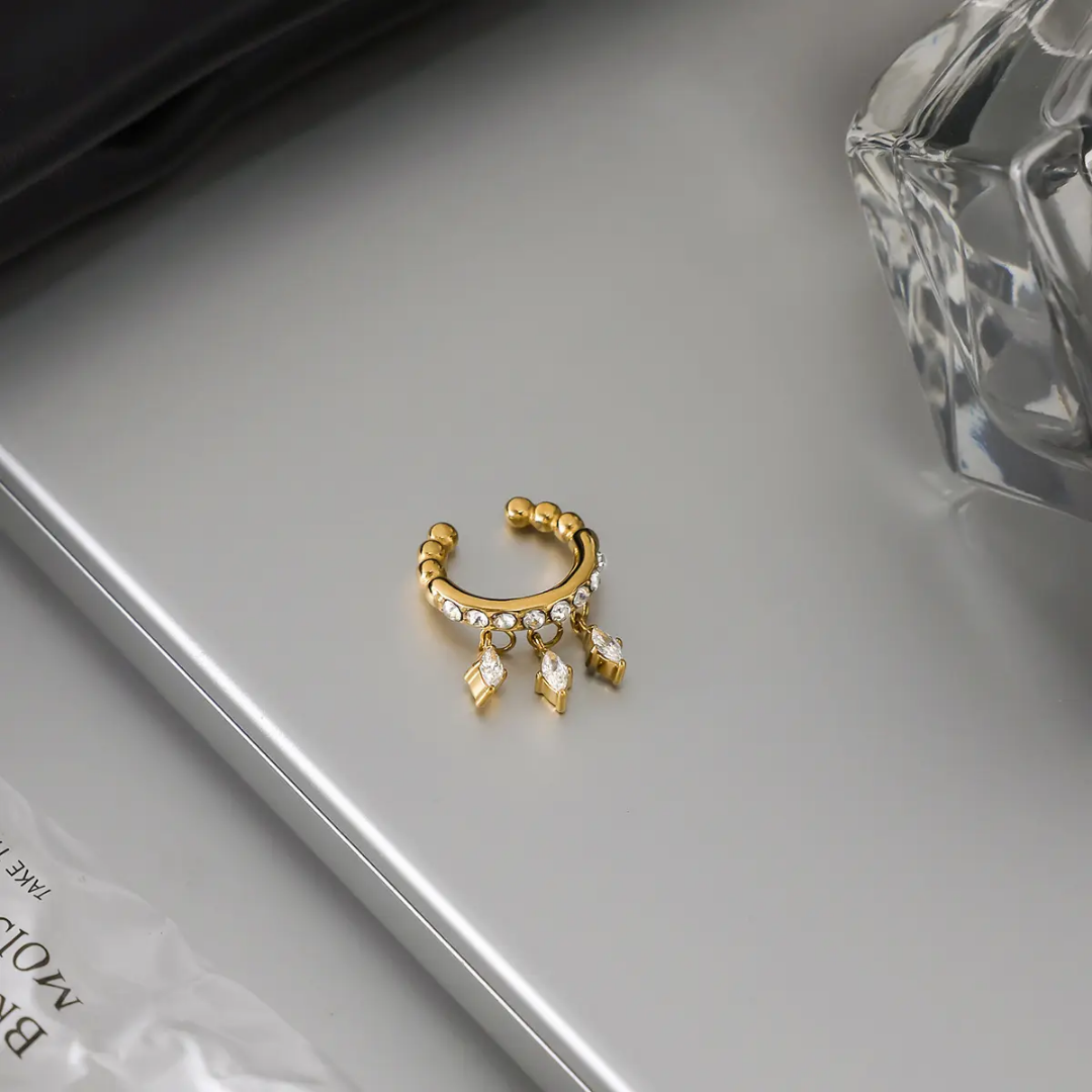 Nora Earcuff - 18k PVD gold plated