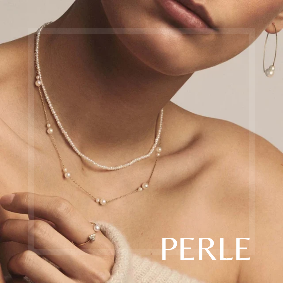 Celeste Glow- 18k Gold plated Pearl delecate Necklace