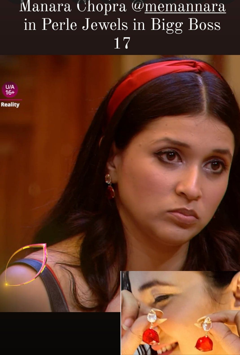 Mannara chopra x PERLE ( Bigg boss 17) - Mini Crystal drops