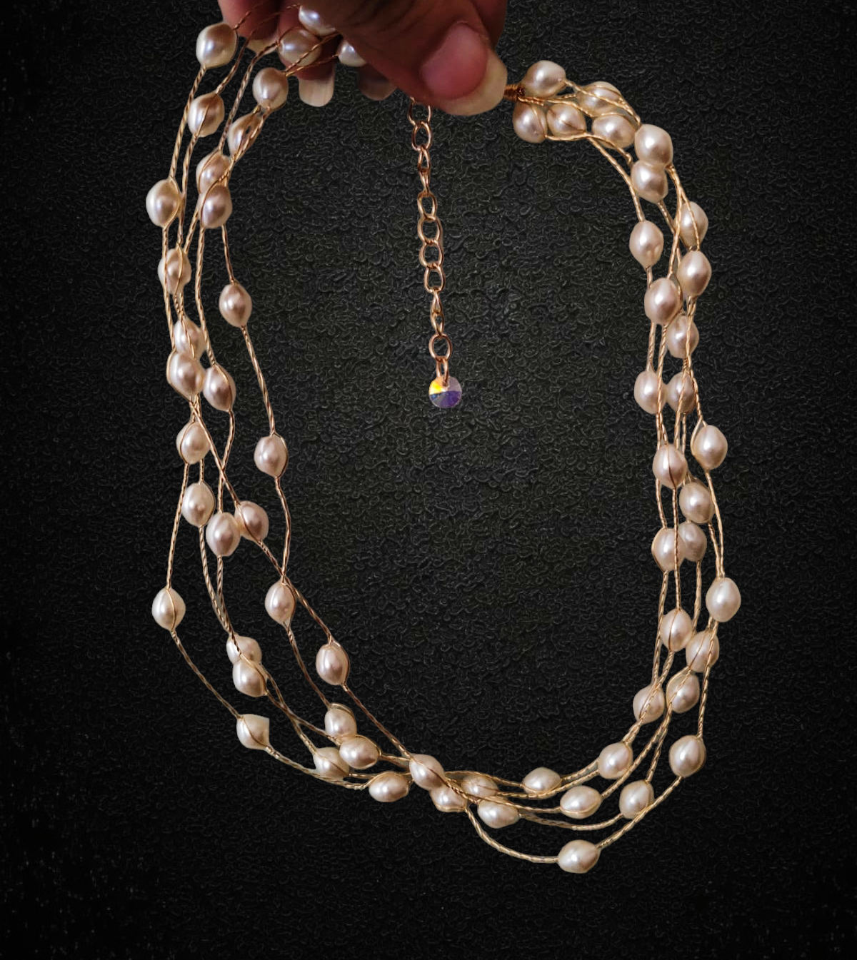 Éclat - Ankita Lokhande loved Pearl string necklace/bracelet