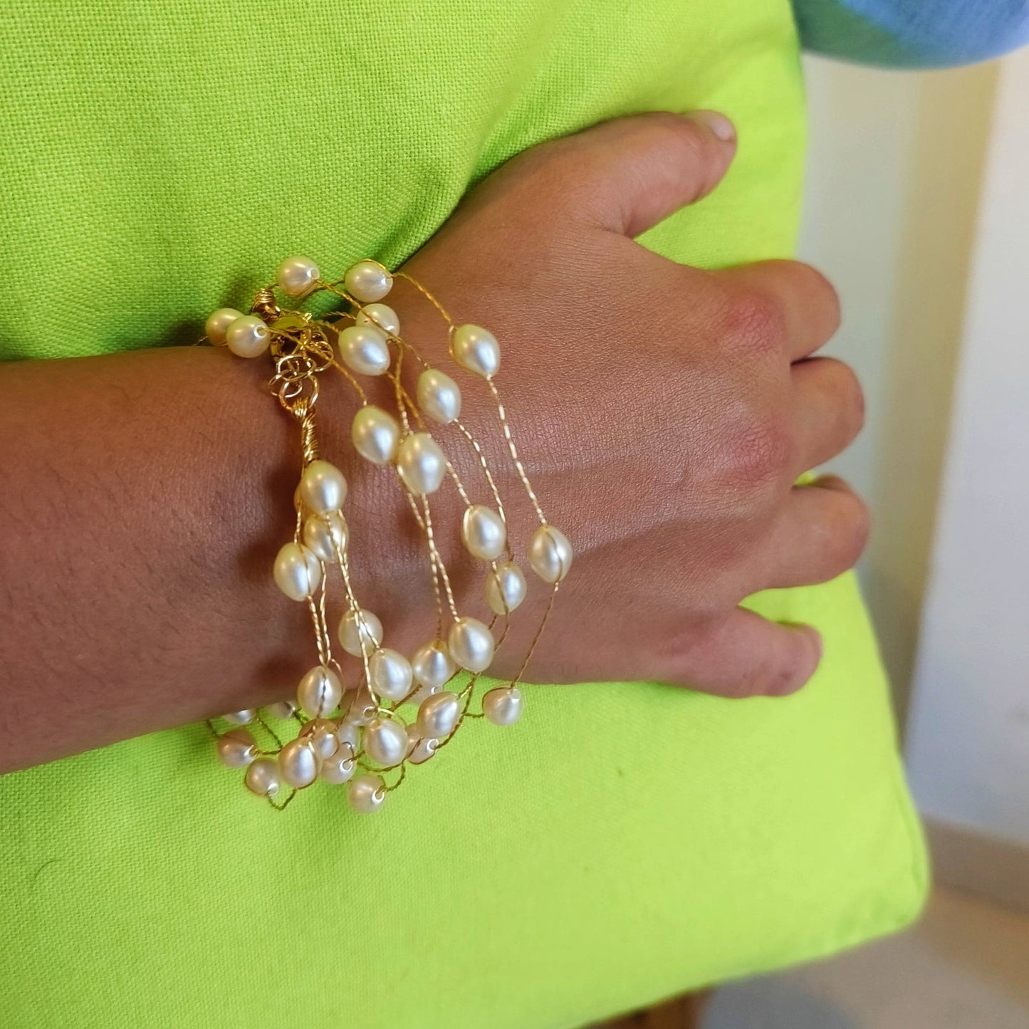 Éclat - Ankita Lokhande loved Pearl string necklace/bracelet