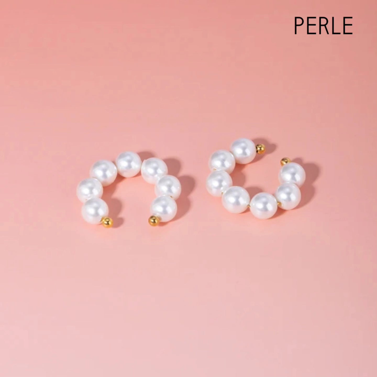 Luna Earcuffs - 18k gold plated