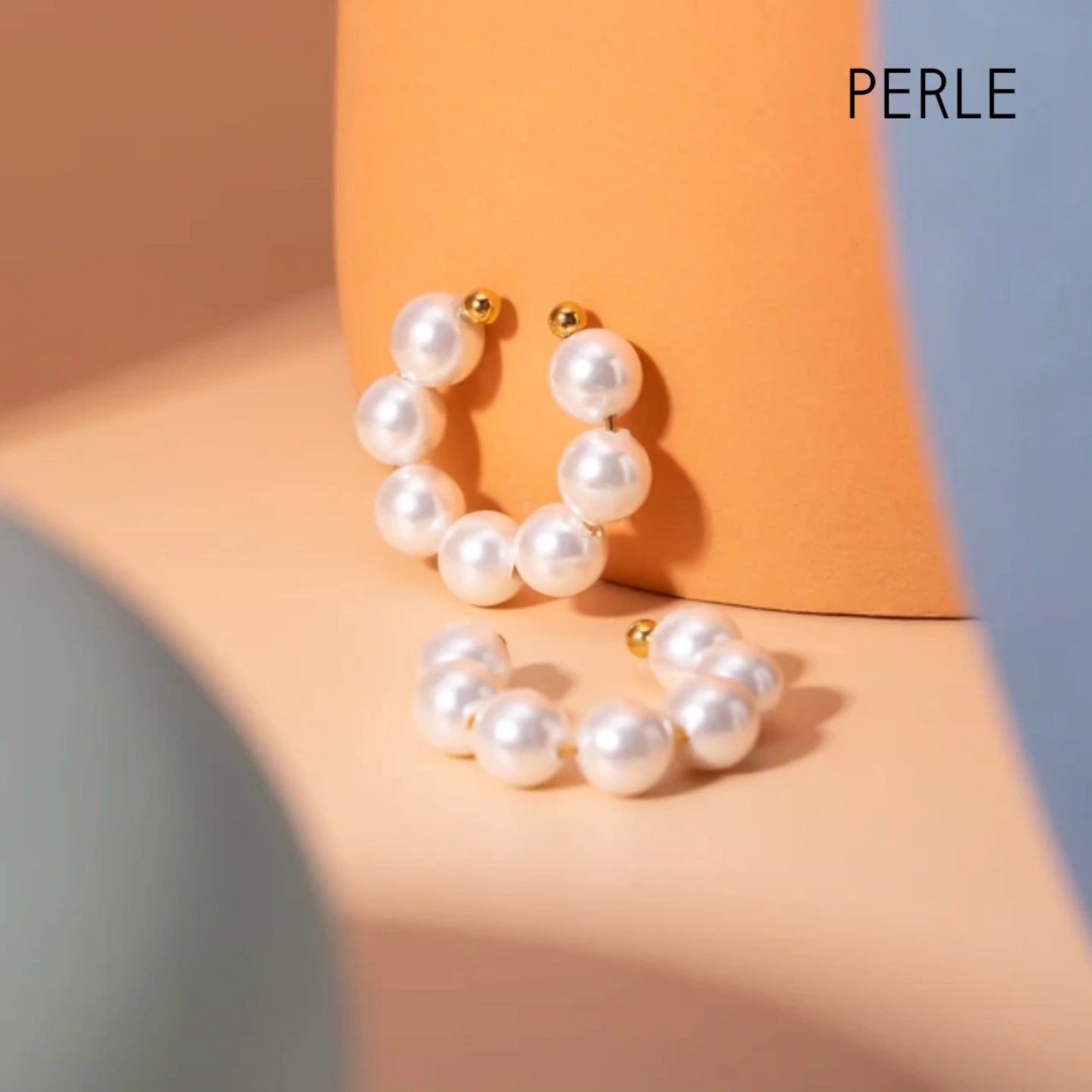 Luna Earcuffs - 18k gold plated