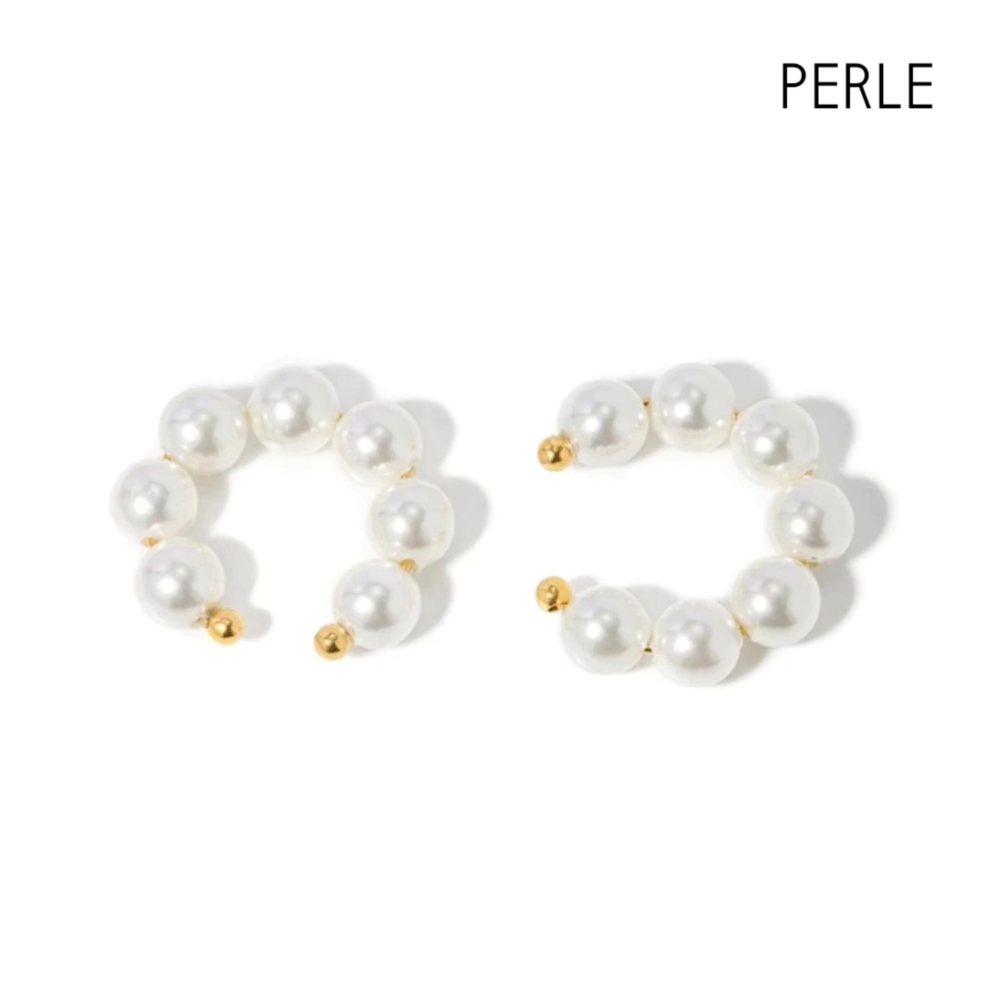 Luna Earcuffs - 18k gold plated