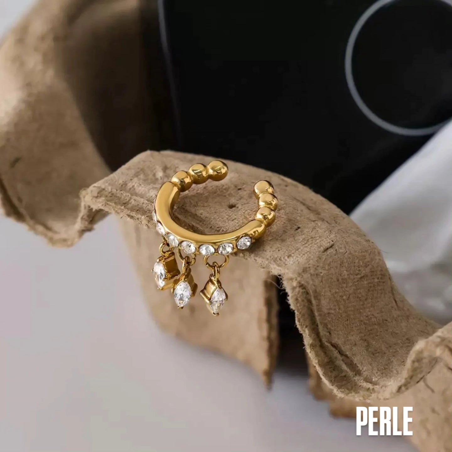 Nora Earcuff - 18k PVD gold plated