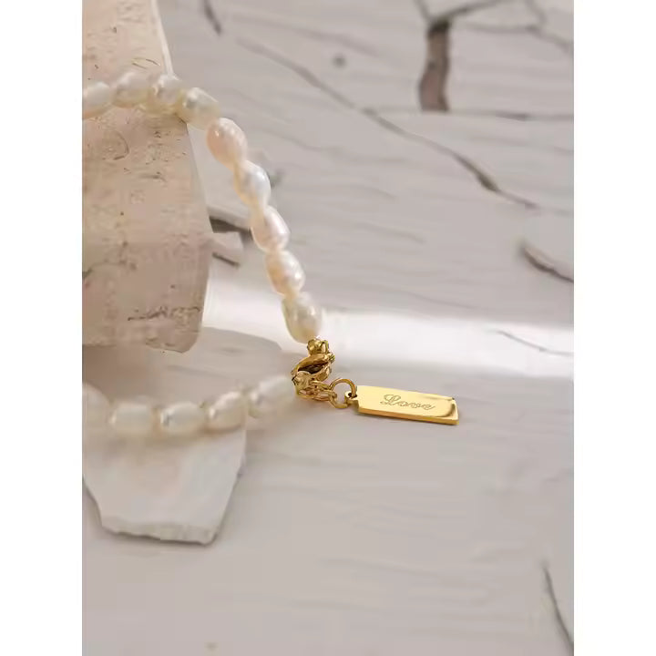 Suki Pearl string Bracelet - Fresh water pearls