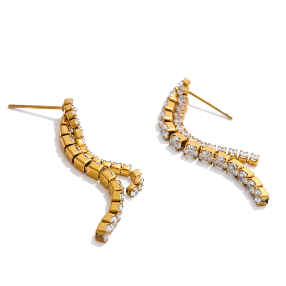 Aira Earrings - double layer