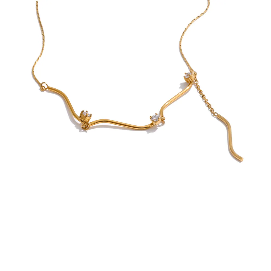 Golden drop Necklace